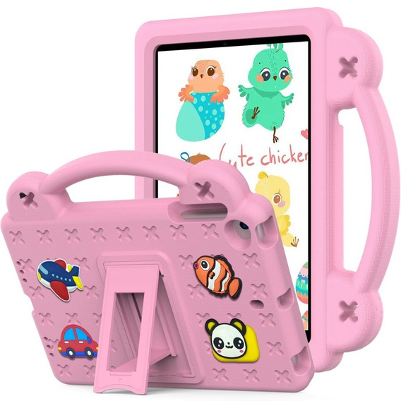 Children's case for iPad mini 7.9" 2019/2015/2014/2013/2012 (5/4/3/2/1 gen.), Cute Patterns, with stand, pink