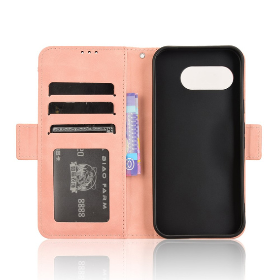 Flip case for T Phone 3 5G, Card Slot, pink
