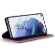 CASEME flip case for Samsung Galaxy S21, Waxy Textured, red