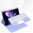 Case + keyboard iPad Air 10.9 4 2020 / 5 2022, Touchpad, purple