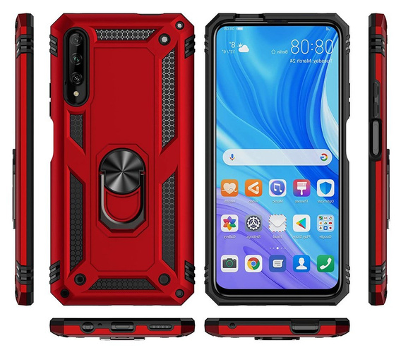 Armor Case for Huawei P Smart Pro, Nox Case Ring, red
