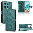 Flip case for Motorola Edge 60 / 60 Fusion, Wallet Rhombus, green