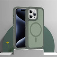 Case with frame for iPhone 12/12 Pro, for MagSafe, green