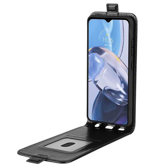 Flip case for Motorola Moto E22 / E22i, Flip, black