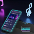 Waterproof case for Samsung Galaxy S24, Redpepper, for MagSafe, blue