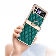 Case for Samsung Galaxy Z Flip 4 5G, Rhombus Grid