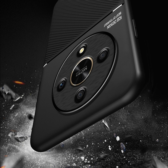 Case for Honor Magic 6 Lite 5G, with magnetic grip plate, black