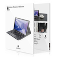 Case + keyboard Apple iPad Pro 13" 7 gen. 2024, Dux Ducis TouchPad Leather Pen Slot, black