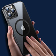 Case for iPhone 14 Pro Max, ERBORD Hybrid MagSafe Case, black