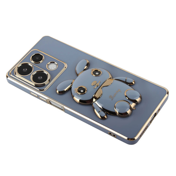 Case for Xiaomi Redmi Note 13 Pro 5G, Rabbit, blue + 9H Tempered Glass