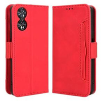 Flip case for TCL 40 NxtPaper, Card Slot, red