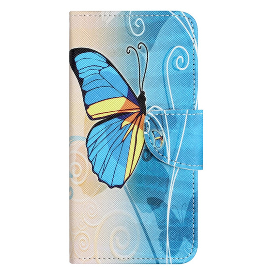 Flip case for Samsung Galaxy M15 5G, Wallet, Butterfly