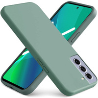 Case for Samsung Galaxy S22 5G, Silicone Lite, dark green
