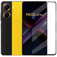 3D Tempered Glass for Xiaomi Poco X7 Pro 5G, black frame