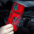 Case forMotorola Moto G22, CamShield Slide, red