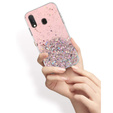Case for Samsung Galaxy A20E, Glittery, pink