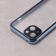 Case for iPhone 13, Magnetic Dual Glass, blue