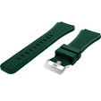 Silicone strap Twill Texture 20mm, Cyan