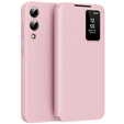 Flip case for Samsung Galaxy S25 Edge, Smart View Wallet, pink