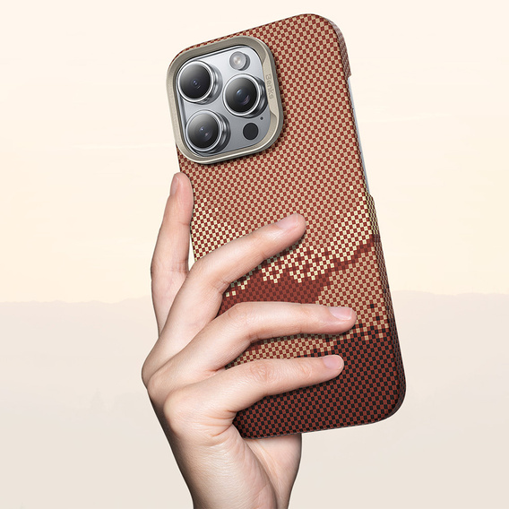Benks Magnetic Golden Tide Kevlar 600D case for iPhone 16 Pro