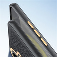 Leather case for Samsung Galaxy S25+ Plus, leather hybrid, grey