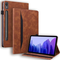 Case for Lenovo Tab P12, Classic, with space for stylus, brown