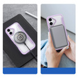 Dux Ducis case for iPhone 17, Skin X Pro, with flap, for MagSafe, purple