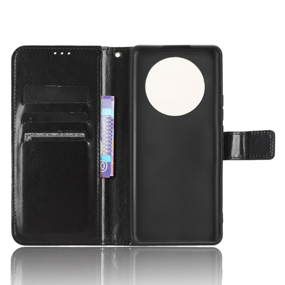 Flip case for Realme 11 Pro 5G / Pro+ 5G, Crazy Horse Wallet, black