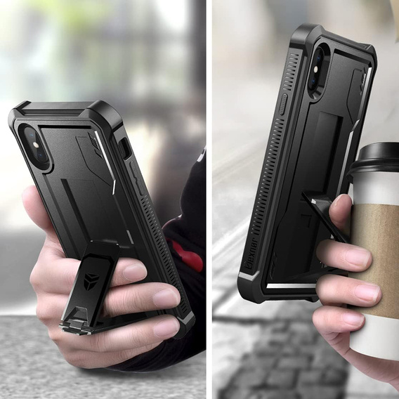 Armored case for iPhone XS Max, Dexnor Full Body, black