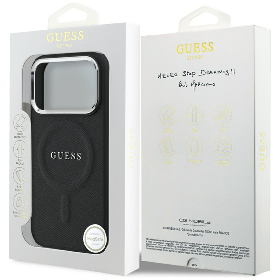 GUESS Classic Logo protective case for MagSafe for iPhone 17 Pro