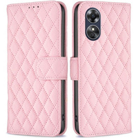 Flip case for Oppo A17, Wallet, BINFEN COLOR, pink