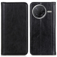 Flip case for Xiaomi Poco F7 Pro / F7 Ultra, Split Leather, black