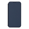 Dux Ducis case for iPhone 17, Skin Pro, with flap, with card slot, navy blue