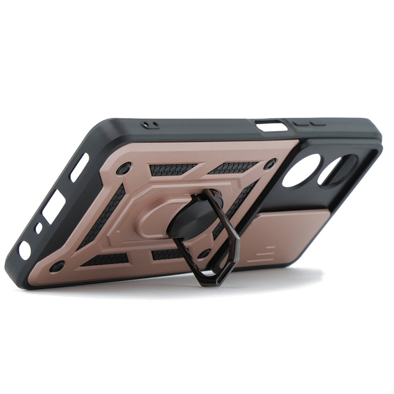 Case for Oppo A38 4G / Oppo A18 4G, CamShield Slide, pink rose gold