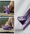 Armored case for Samsung Galaxy S24 FE, Dexnor Full Body (Two Frames), purple
