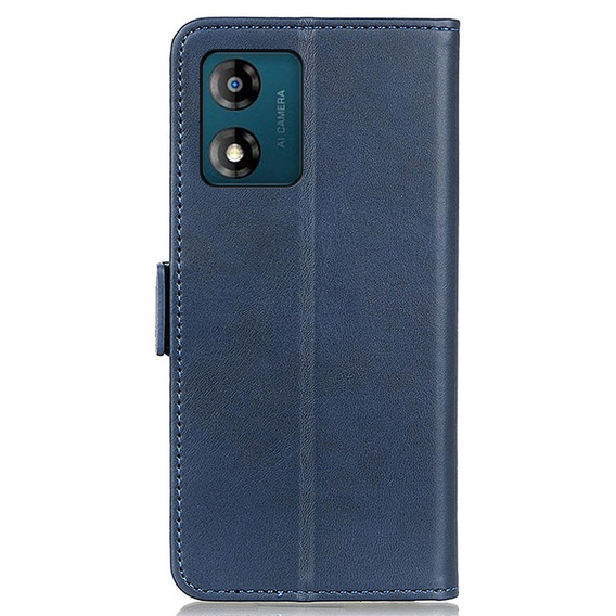 Flip case for Motorola Moto E13, Wallet, blue