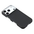 Case for iPhone 17 Pro Max, Carbon Fiber, for MagSafe, black
