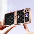 Case for Samsung Galaxy Z Flip 4 5G, Rhombus Grid