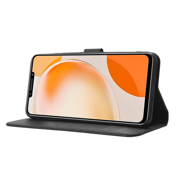 Flip case for Huawei Nova Y91 4G, Wallet Smart Magnet, black