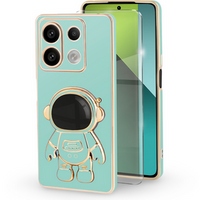 Case for Xiaomi Redmi Note 13 Pro 5G, Astronaut, green + 9H Tempered Glass