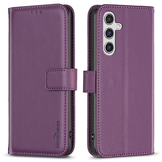 Flip case for Samsung Galaxy A55 5G,BINFEN Wallet, purple