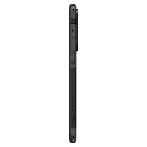 Spigen case for Samsung Galaxy S25 Edge, Tough Armor Mag MagSafe, black + 9H Tempered Glass