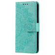 Flip case for Samsung Galaxy A35 5G, Mandala, green