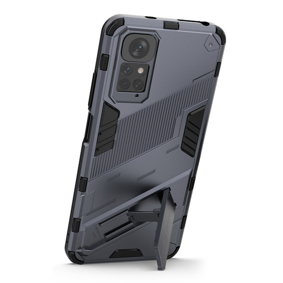 Case for Xiaomi Redmi Note 11/11S, Military kickstand, blue