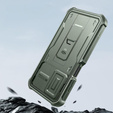 Armored case for Samsung Galaxy A15, Dexnor Full Body (Two Frames), green
