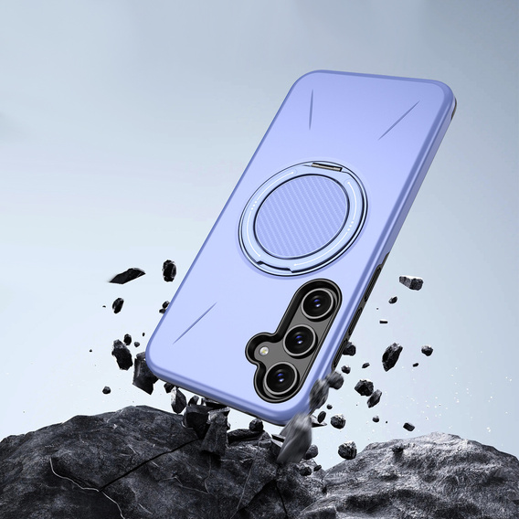 MagSafe case with stand for Samsung Galaxy A37 5G, purple