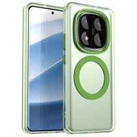 Case for Xiaomi Redmi Note 14 Pro 5G / Poco X7 5G, Fusion Hybrid, for MagSafe, green