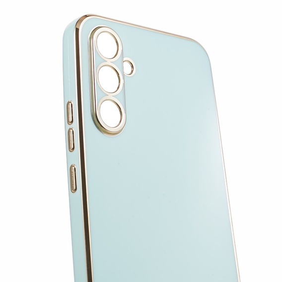 Case for Samsung Galaxy A15, Glamour CamShield, mint + 9H glass