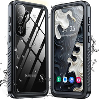 IP68 Waterproof Case for Samsung Galaxy S25+ Plus, black