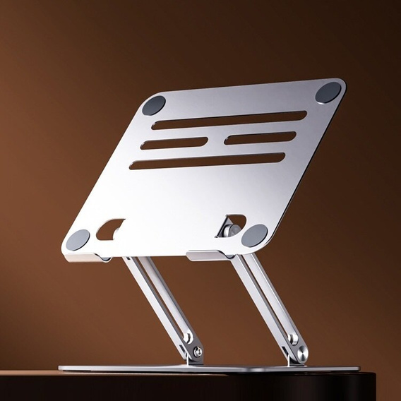 Laptop stand up to 17 inches, steel ERBORD P89, grey